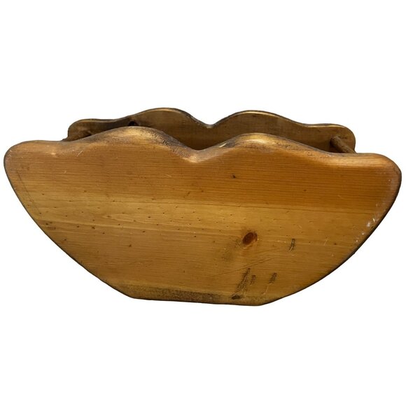 Hand-Painted Wooden Napkin/Mail Holder With Hummingbird Design - Picture 2 of 7